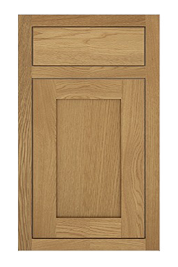 INSET HAZELNUT OAK