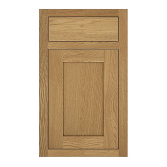 INSET HAZELNUT OAK