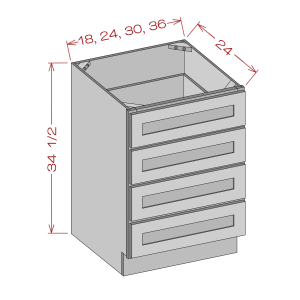 4-Drawer Base