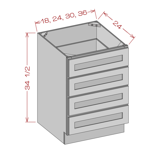 30''W*34-1/2''H*24''D