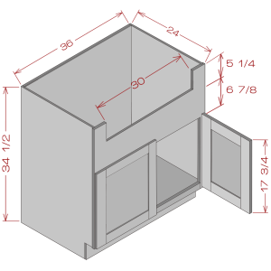 Farm Sink Base