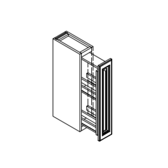 Wall Spice Pullout Cabinet- 6