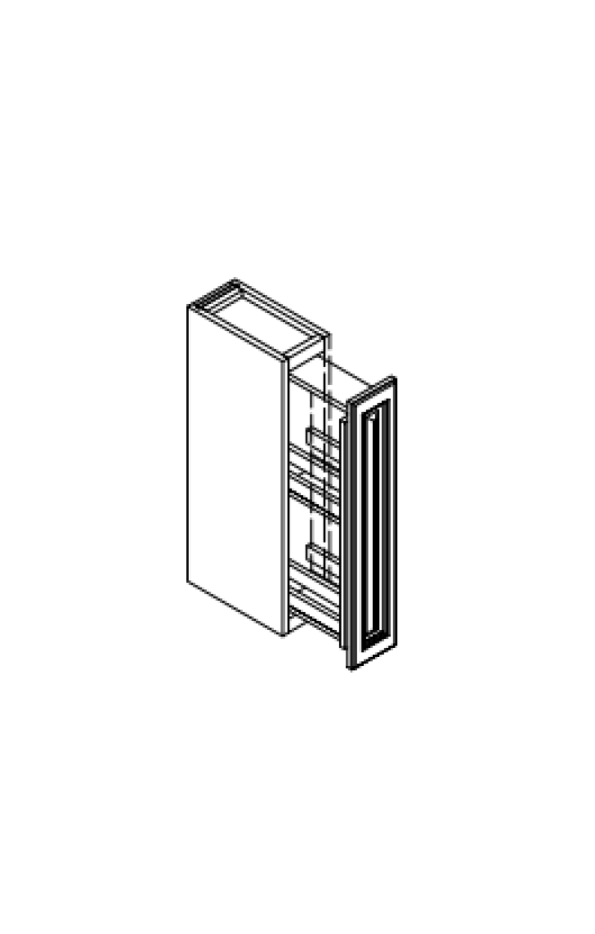 Wall Spice Pullout Cabinet- 6