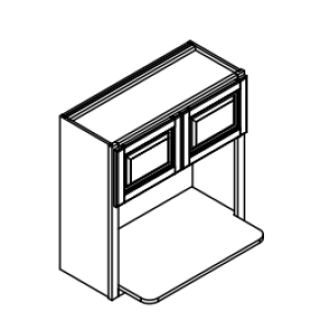 Wall Built In Microwave Cabinets
