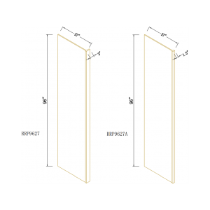 24''D Refrigerator End Panels