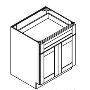 2 Door 1 Drawer Base Cabinets