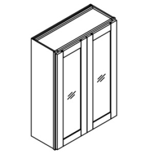 42'' High Two Door Wall Cabinets