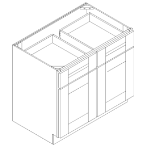2 Door 2 Drawer Base Cabinets