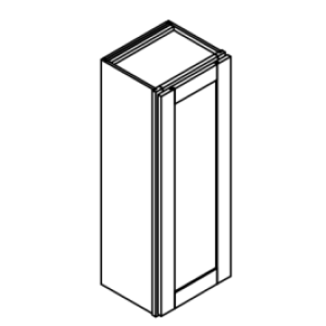 42''H One Door Wall Cabinets