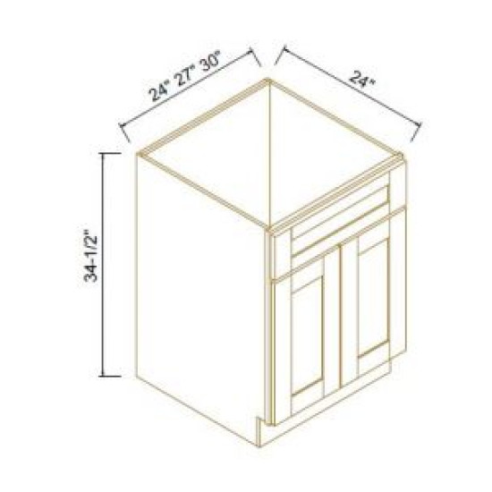 ESCADA DOVE-SINK BASE CABINET 27