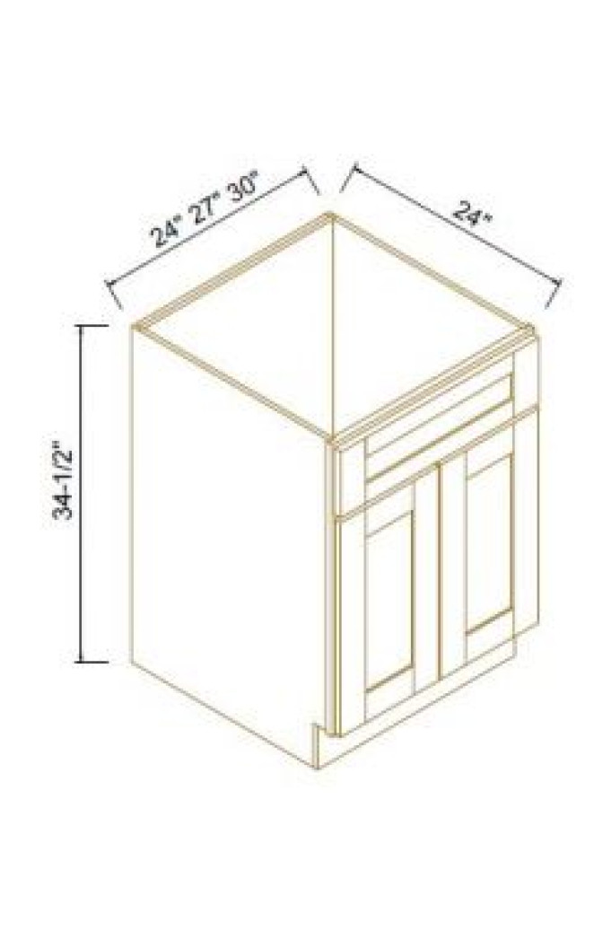 ESCADA DOVE-SINK BASE CABINET 27