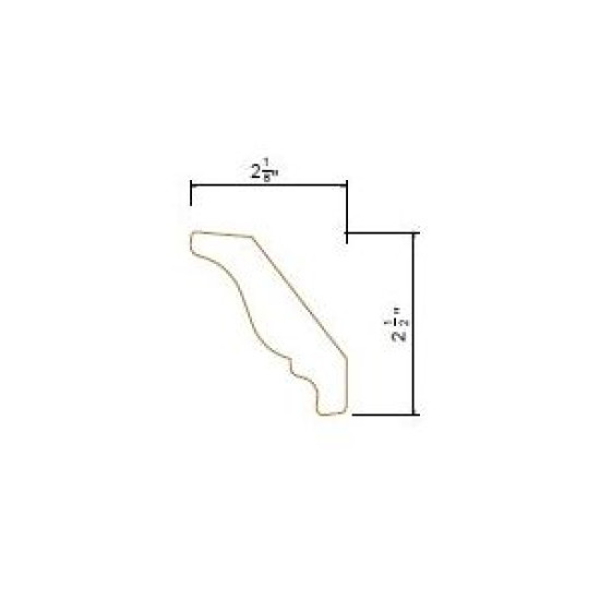 ESCADA DOVE-CROWN MOLDING 2 1/2