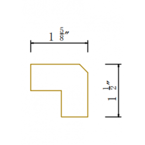 Angled Light Rail Molding
