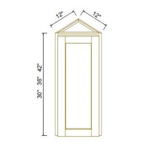 End Corner Wall Cabinets