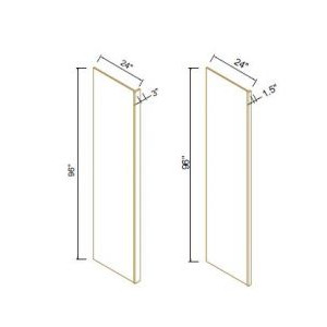 24''D Refrigerator End Panels