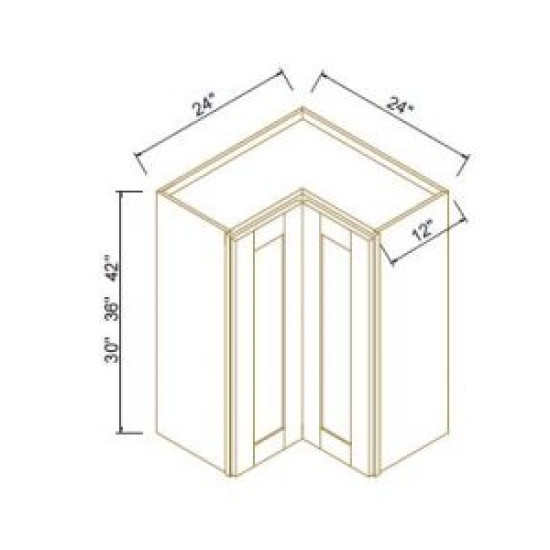 ESCADA WHITE-WALL EASY REACH CABINET 24