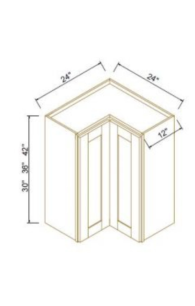 ESCADA WHITE-WALL EASY REACH CABINET 24