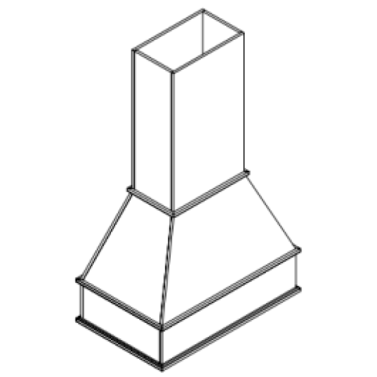 Wall Hood Chimney Style- 36