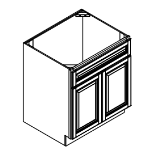 1 Drawer Sink Base Cabinet