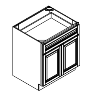 2 Door 1 Drawer Base Cabinets