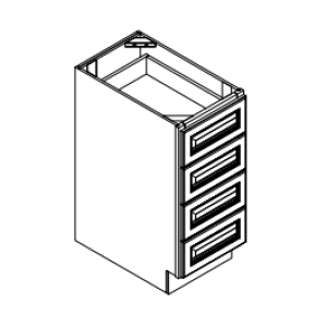 Four Drawer Base Cabinet