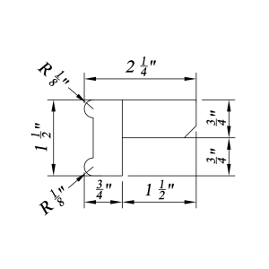 Traditional Light Rail Molding