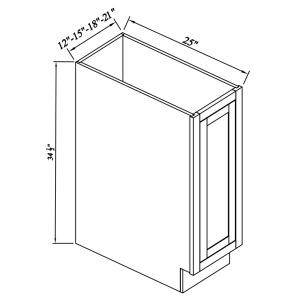 Full Height Door Bases-1Door