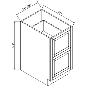 Two Drawer Bases