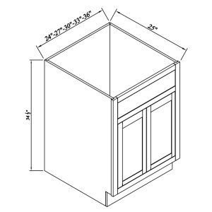 Sink Bases-2 Doors 1 False Drawer