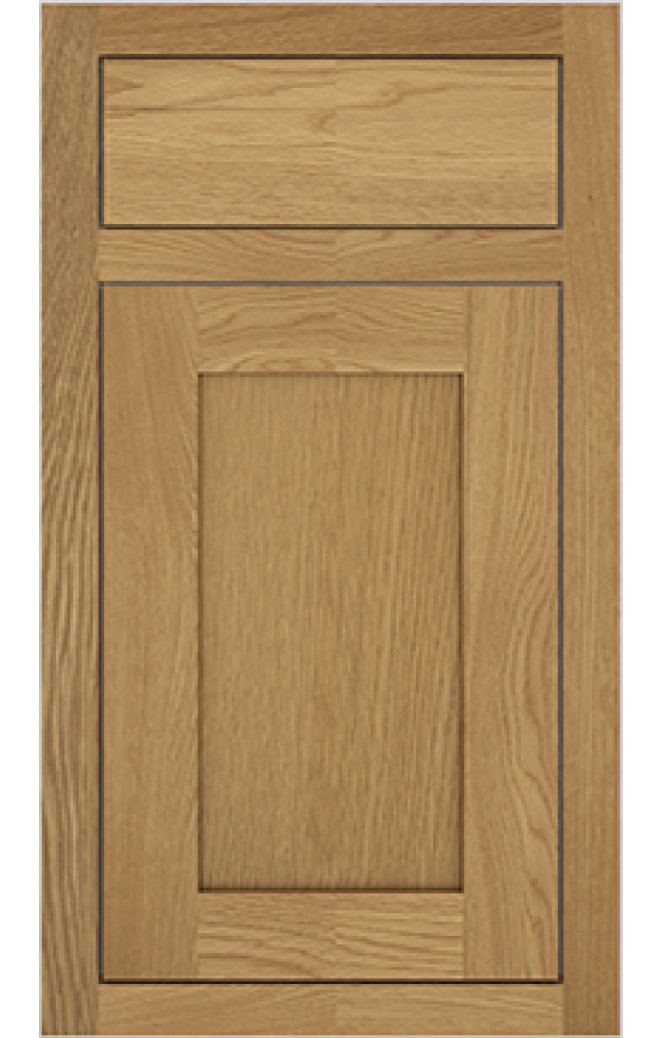 Inset Hazelnut Oak