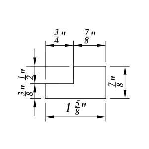 Square Light Rail Molding