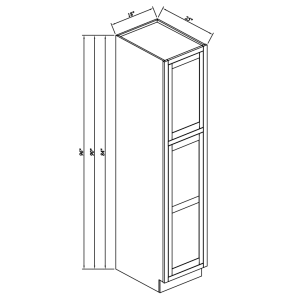25''D Single Door Wall Pantries