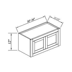 12''H Double Doors Wall Cabinets