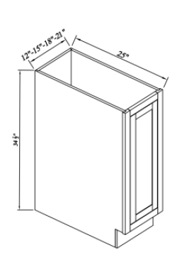 INSET ORIGAMI WHITE-BASE FULL HEIGHT DOOR 18