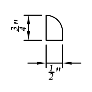 Quarter Round Molding