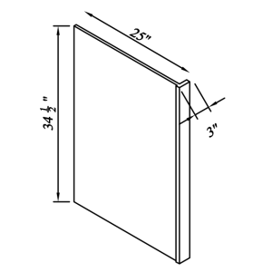 Dishwasher Return End Panel