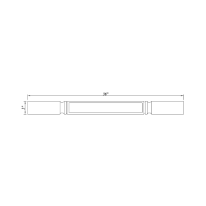 Square Decorative Leg