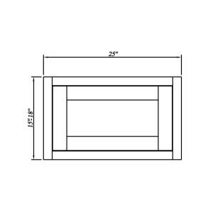 25'' W Wall Decorative Panels