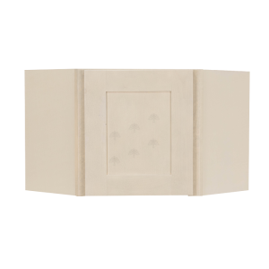Lancaster Series Stone Wash Finish Shaker Wall Diagonal Corner Cabinet W24