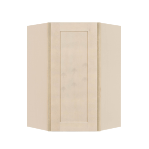Lancaster Series Stone Wash Finish Shaker Wall Diagonal Corner Cabinet W24