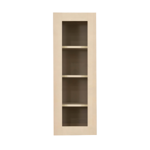 Lancaster Series Stone Wash Finish Shaker Wall Mullion Door Cabinet W12