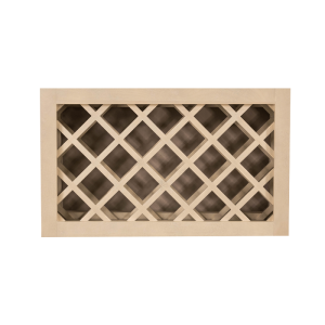 Lancaster Series Stone Wash Finish Shaker Wall Wine Rack Cabinet W30