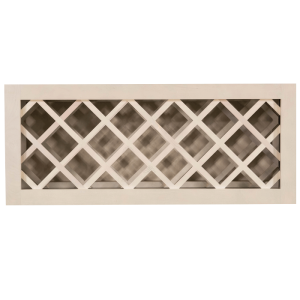 Lancaster Series Stone Wash Finish Shaker Wall Wine Rack Cabinet W36