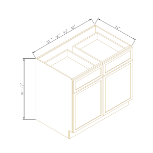 Double Drawers Double Doors Bases
