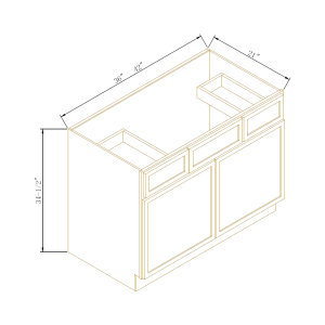 Vanity Single Sink Combo