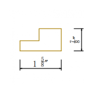 Square Light Rail Molding