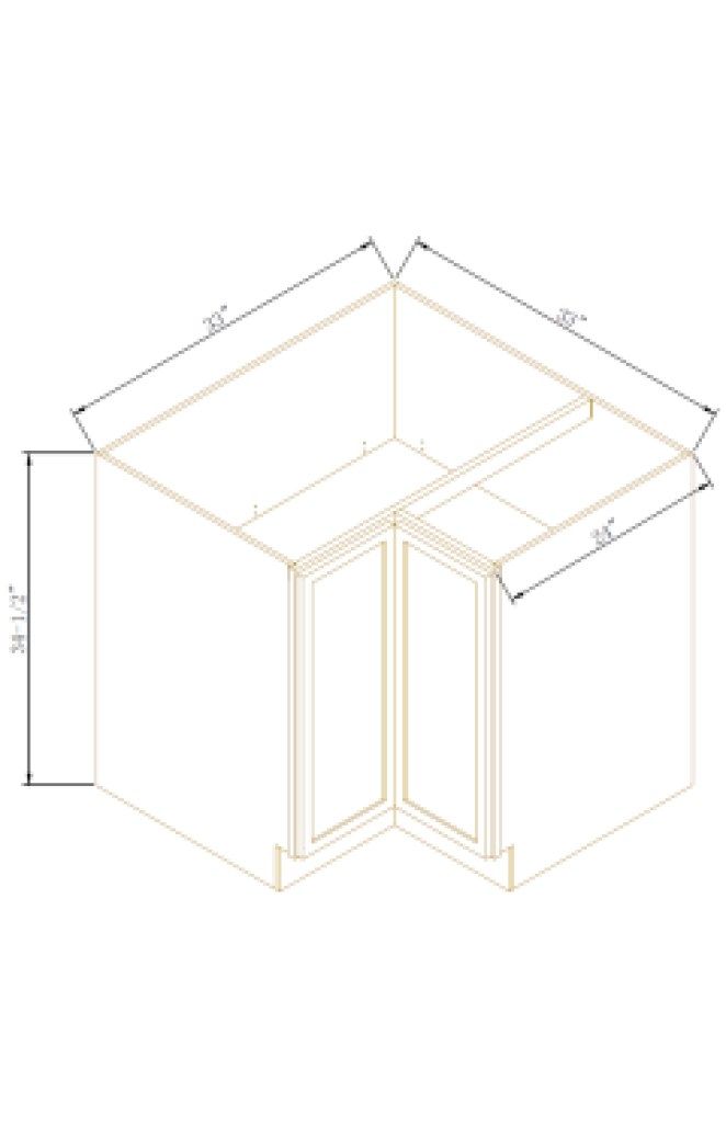 NEWTOWN CHARCOAL BLACK-BASE EASY REACH CABINET 33