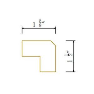 Angled Light Rail Molding