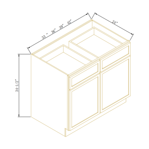 Double Drawers Double Doors Bases