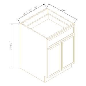 Single Drawer Double Doors Bases